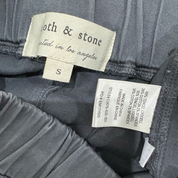 Anthropologie Cloth & Stone Women’s Twill pocket jogger size small in dark grey - Picture 3 of 5